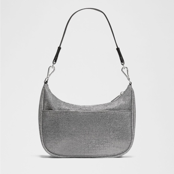 Lululemon City Essentials Small Shoulder Bag 3L Glitter Dark Silver/Grey - Picture 2 of 14